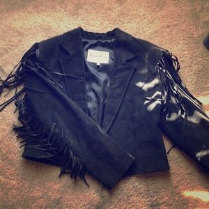 Fringe Nubuck/Suede Vintage Blazer